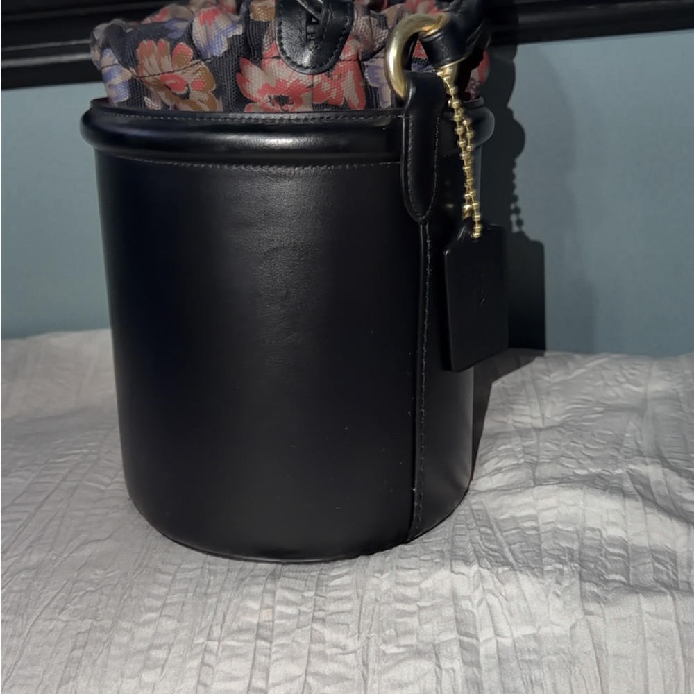 Coach Black Floral Crossbody Bag